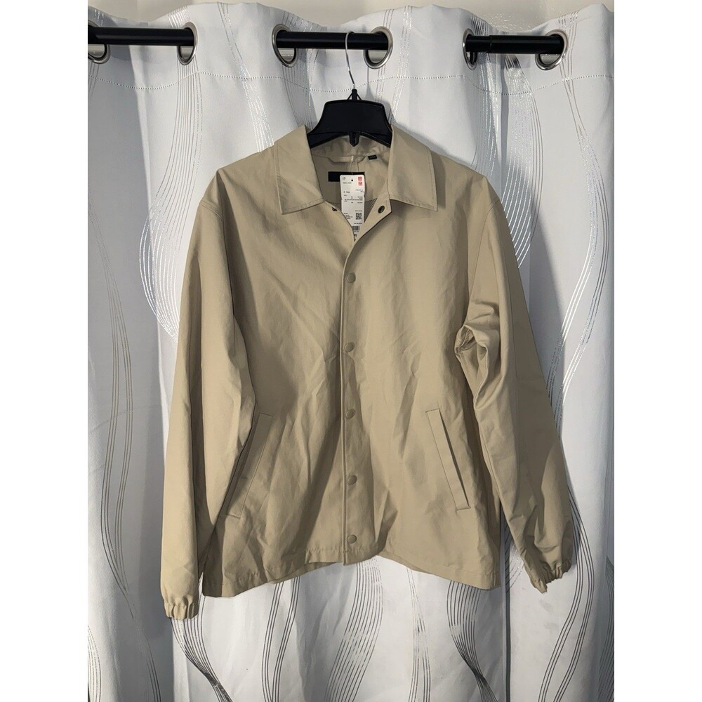 Uniqlo Men's Beige Coach Jacket Size M